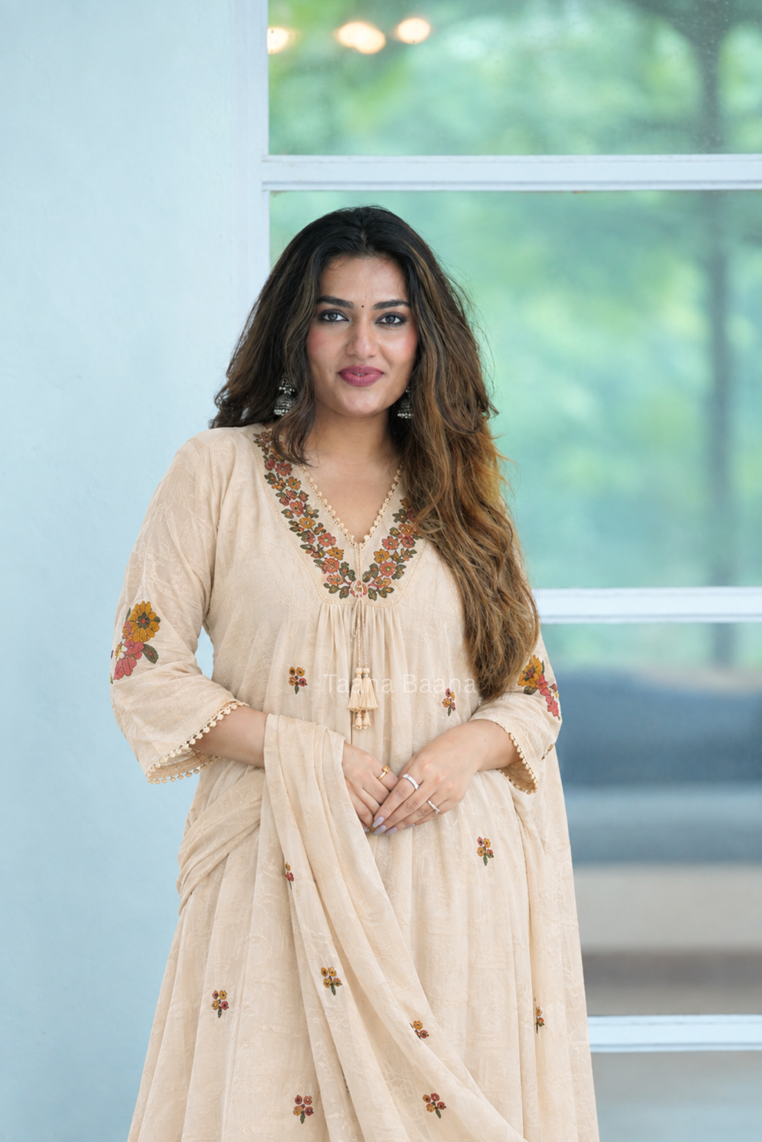 Anarkali Dupatta Set