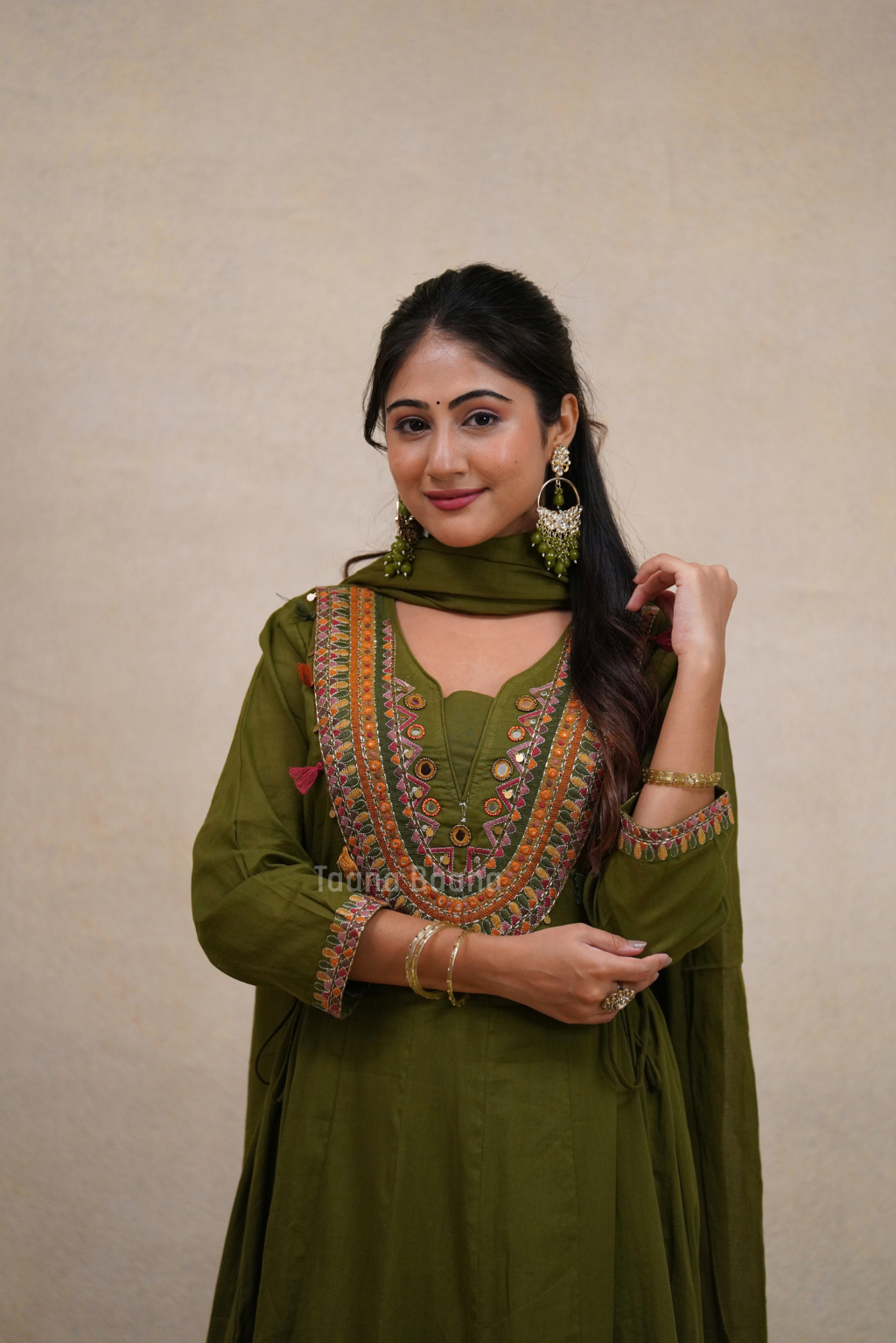 Anarkali Dupatta Set