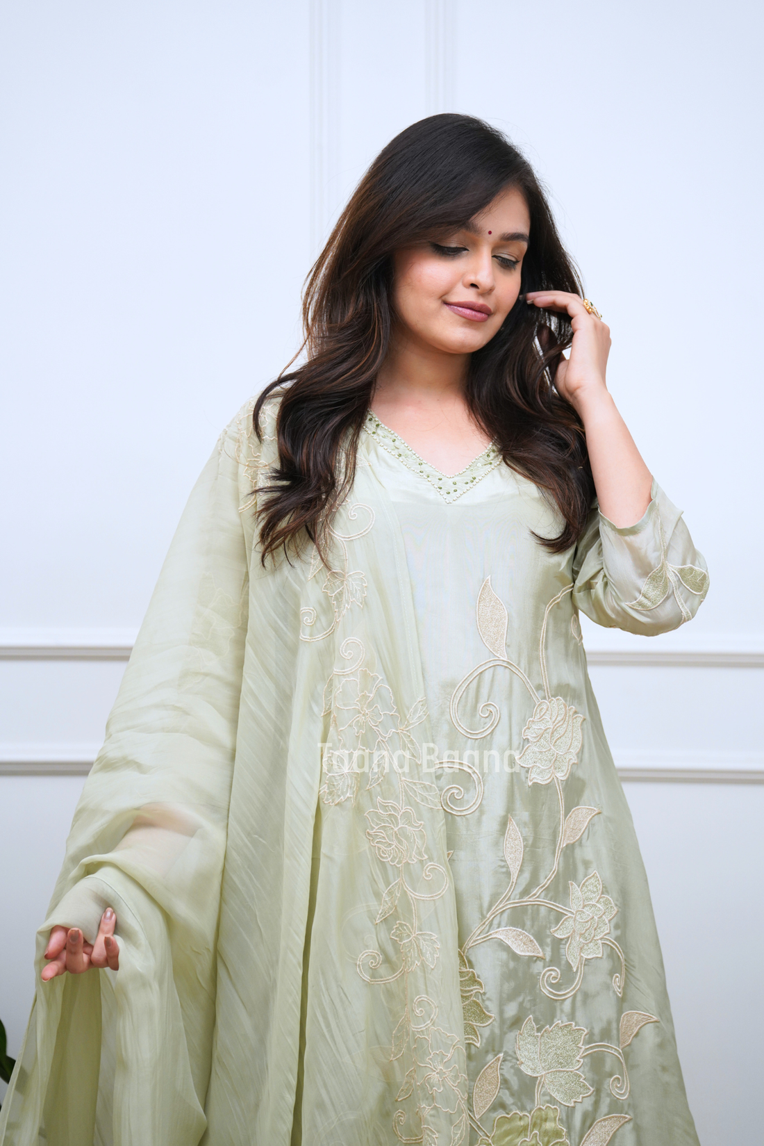 Dupatta Pant Set