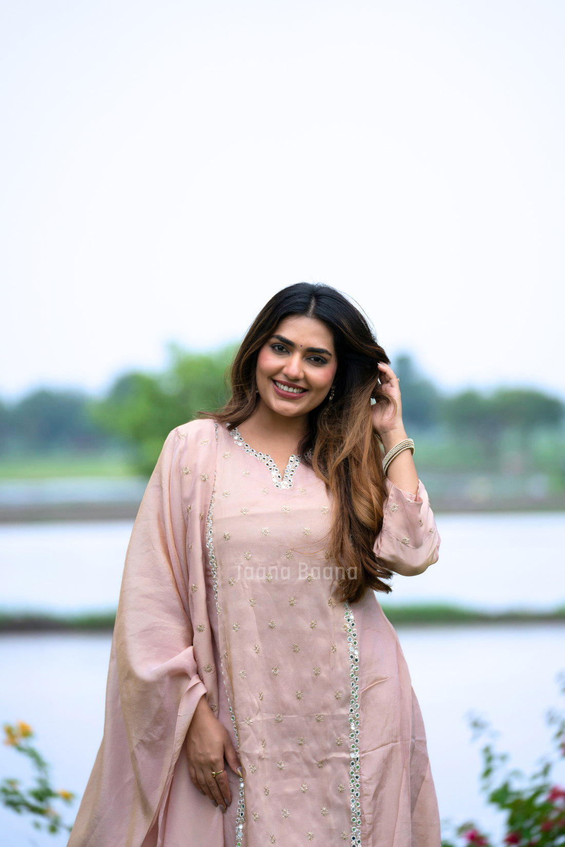 Dupatta Plazo Set