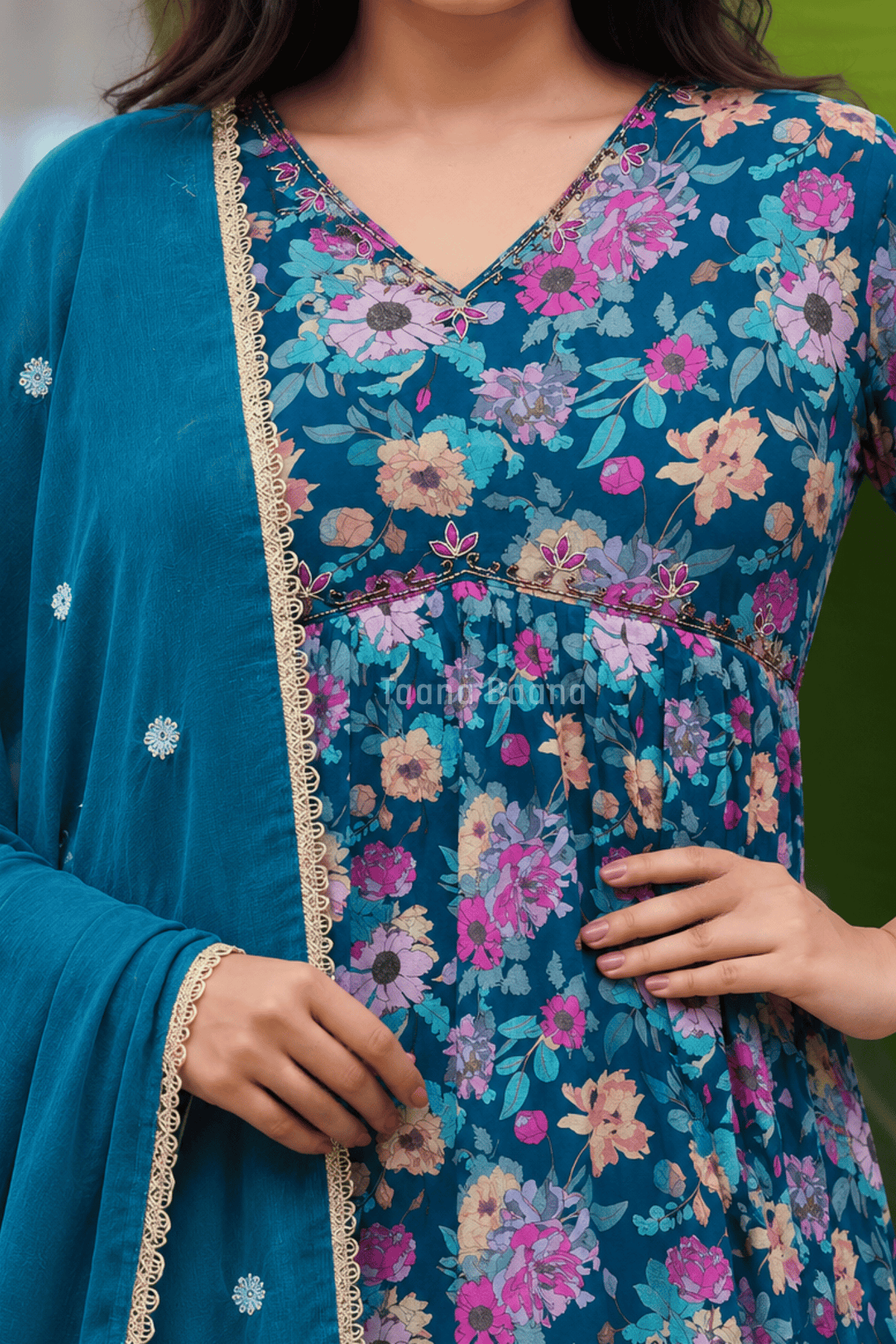 Anarkali Dupatta Suit