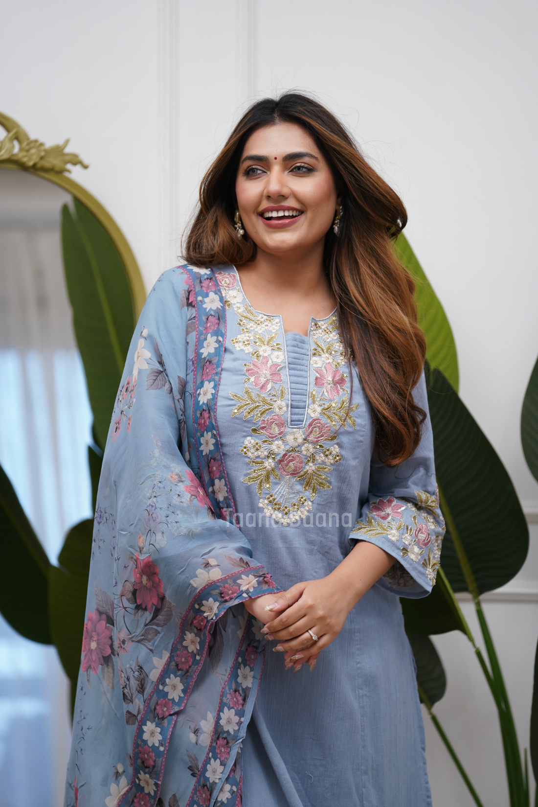 Dupatta Pant Set