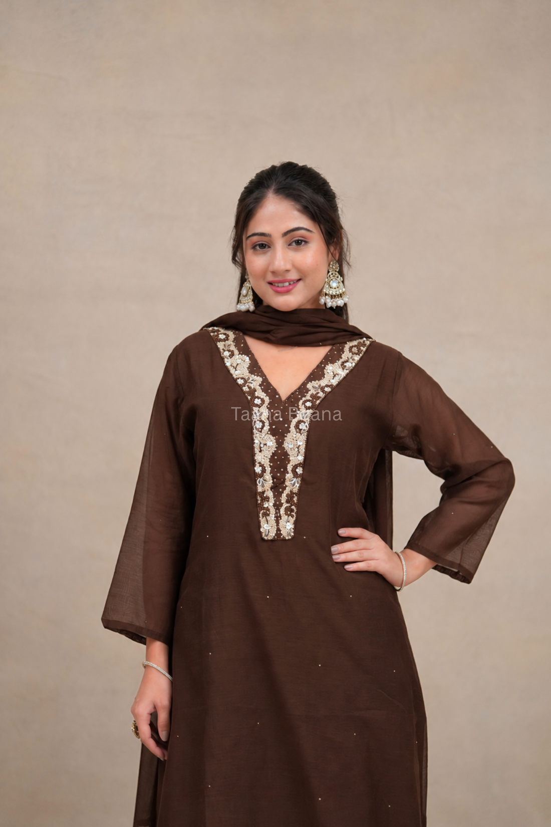 Dupatta Pant Set