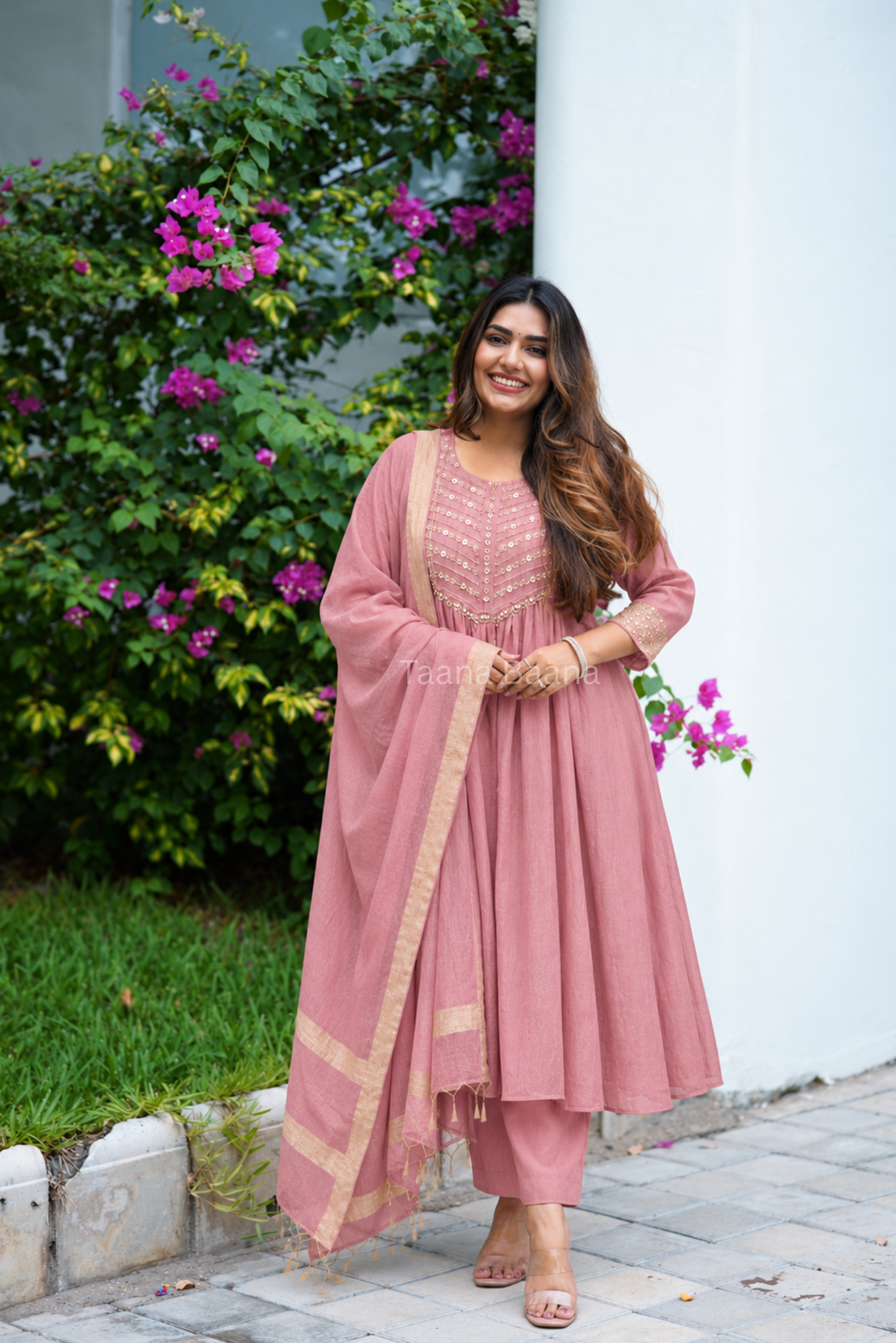 Anarkali Dupatta Set