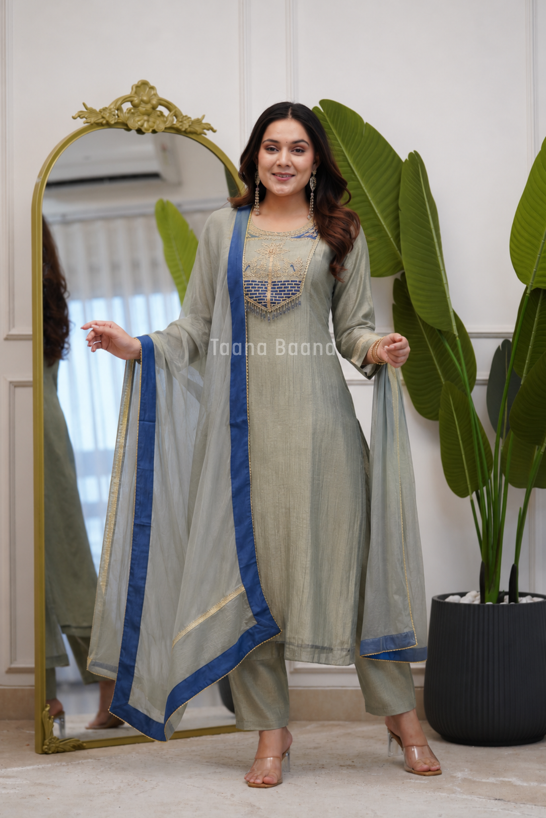 Dupatta Pant Set