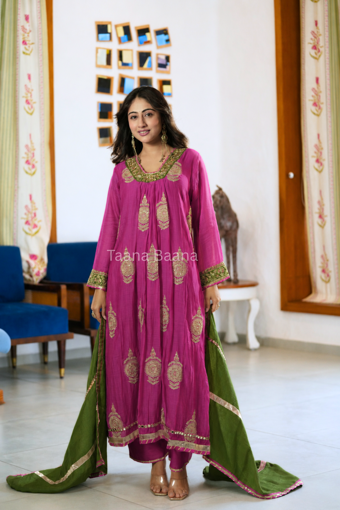 Dupatta Pant Set