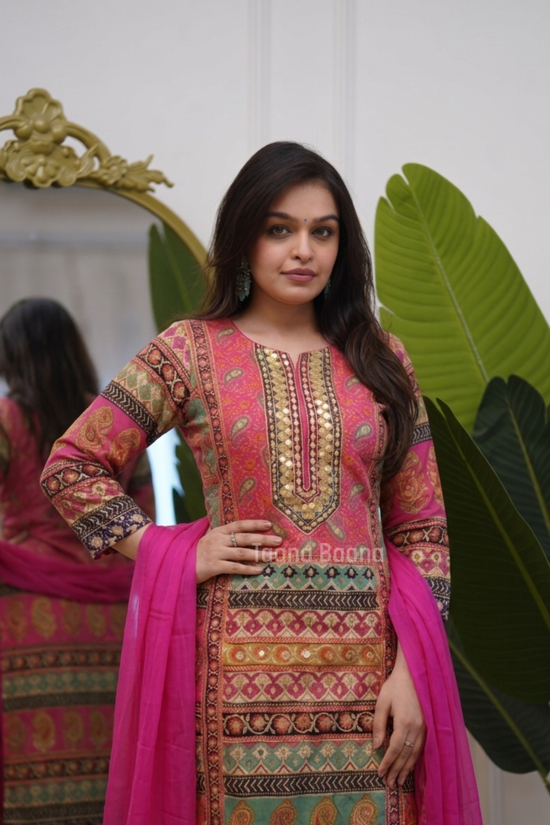Dupatta Pant Set