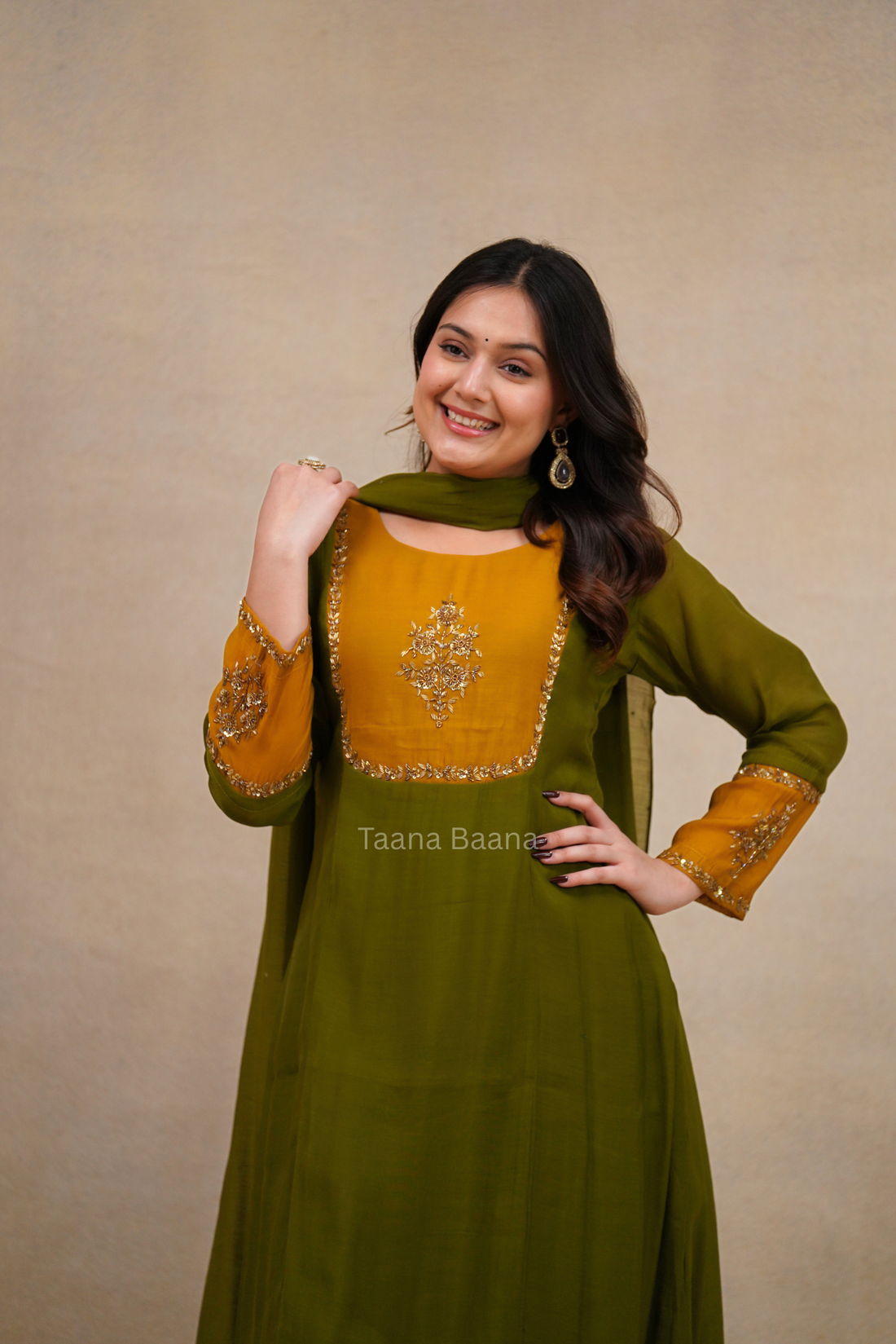 Dupatta Pant Set