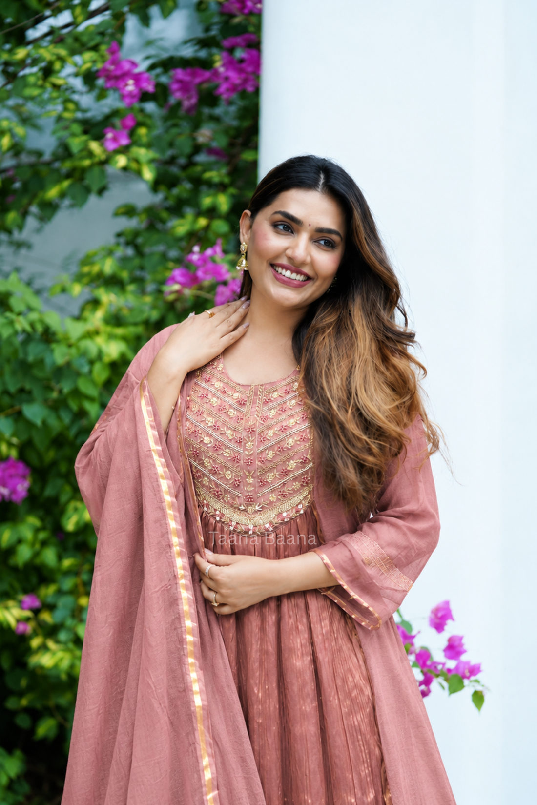 Anarkali Dupatta Set
