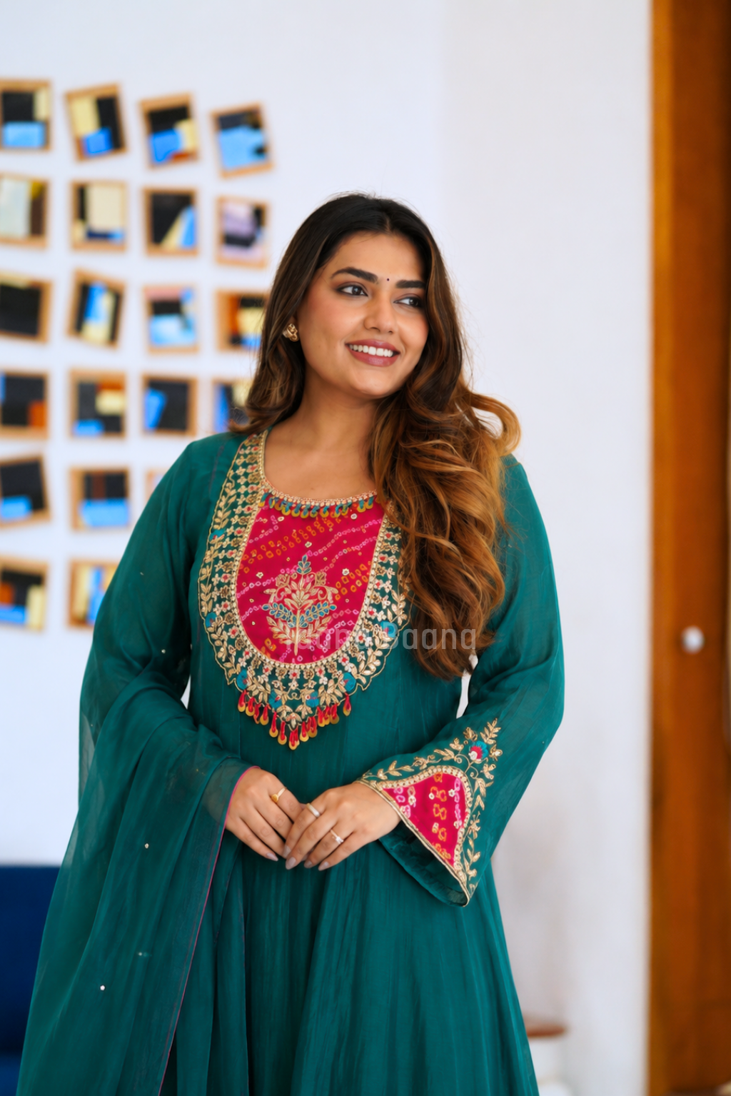 Anarkali Dupatta Suit