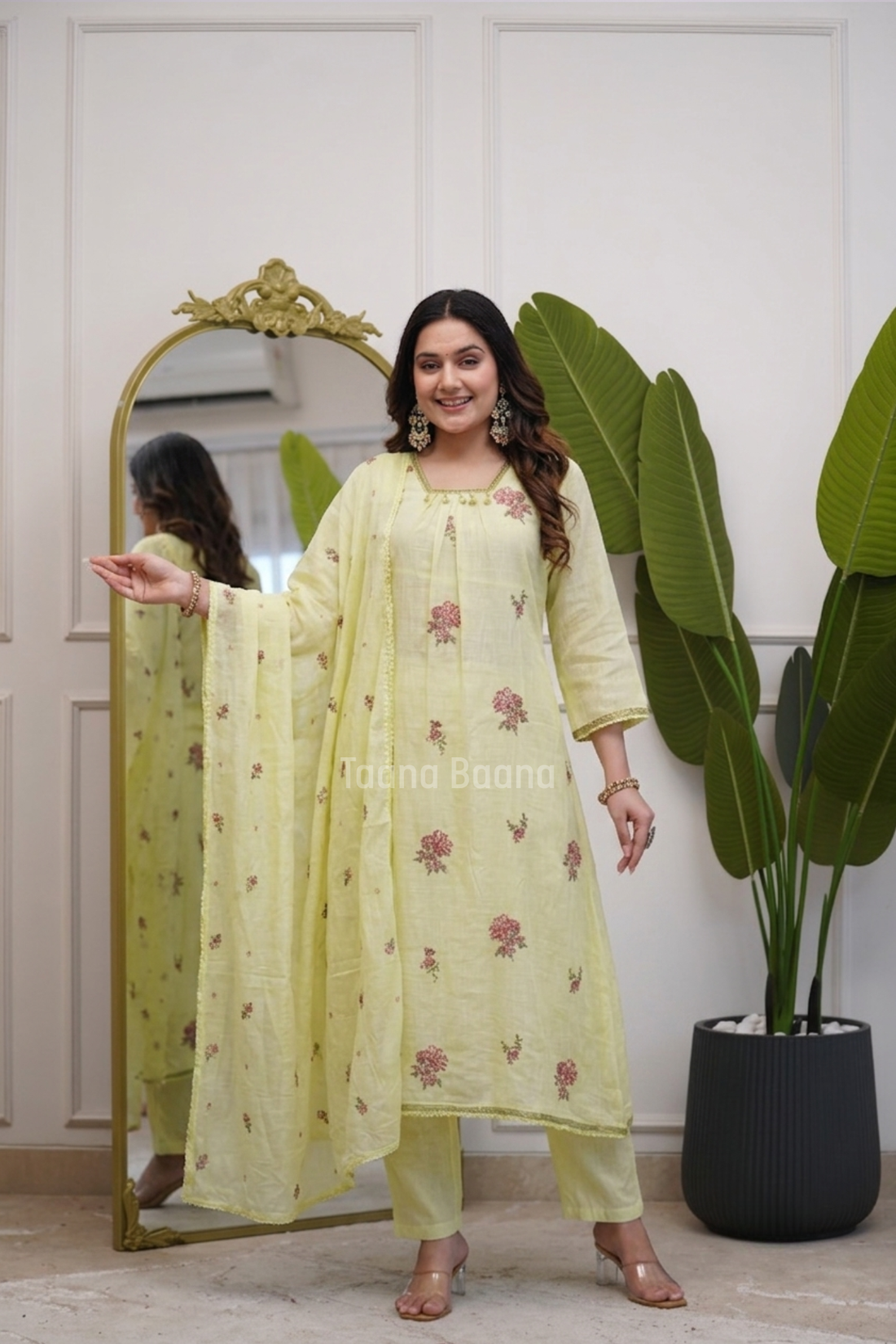 Dupatta Pant Set