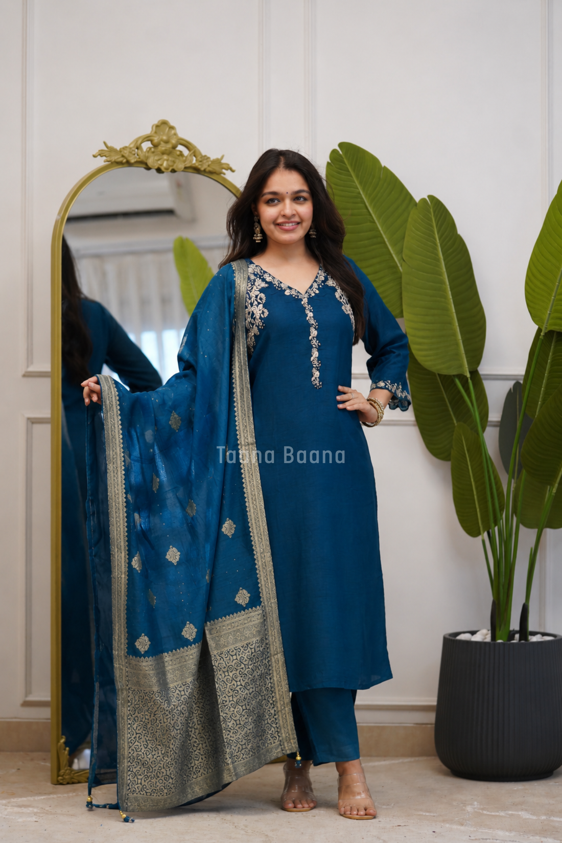 Dupatta Pant Set