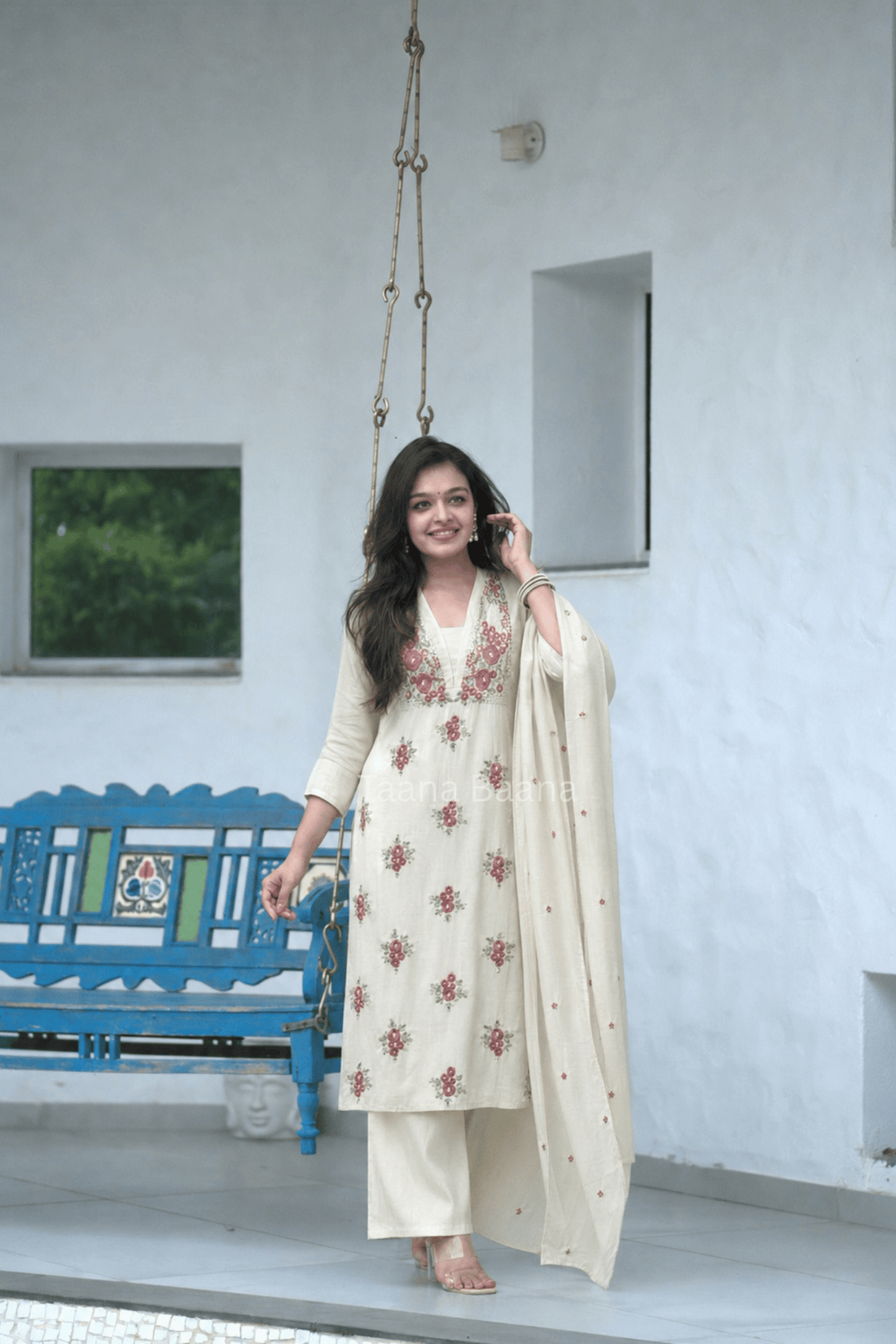 Dupatta Pant Set