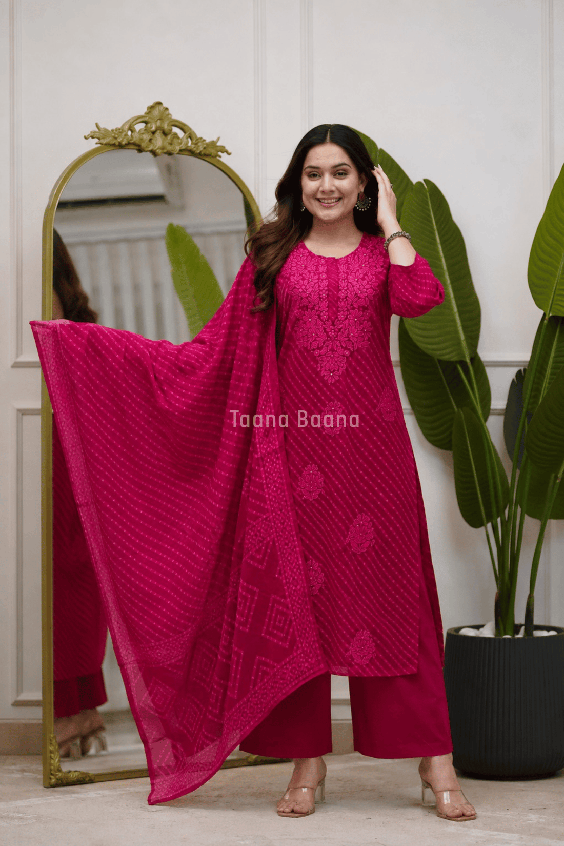 Dupatta Pant Set