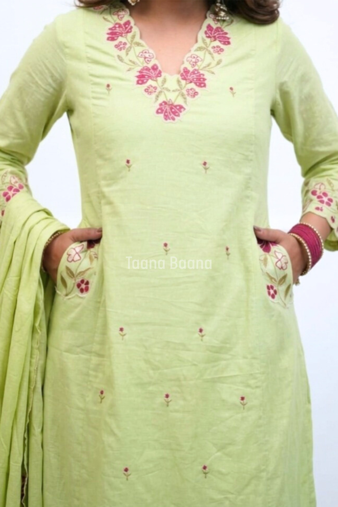 Dupatta Pant Set