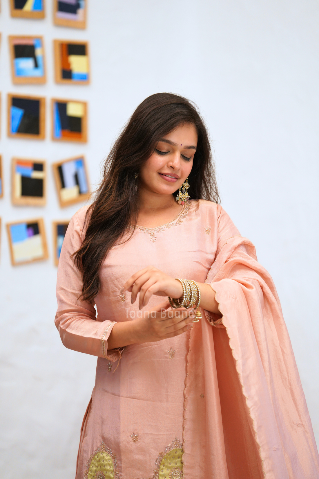 Dupatta Plazo Set