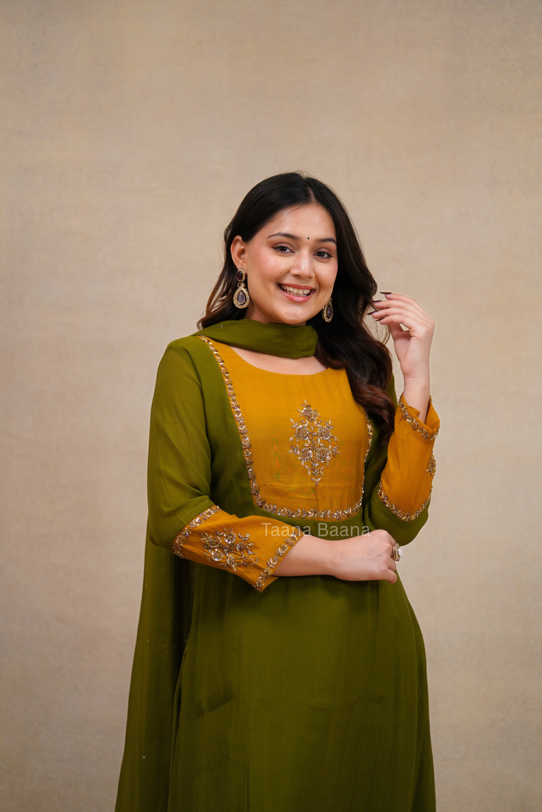 Dupatta Pant Set