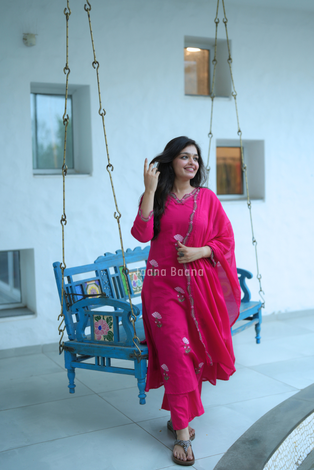 Dupatta Pant Set