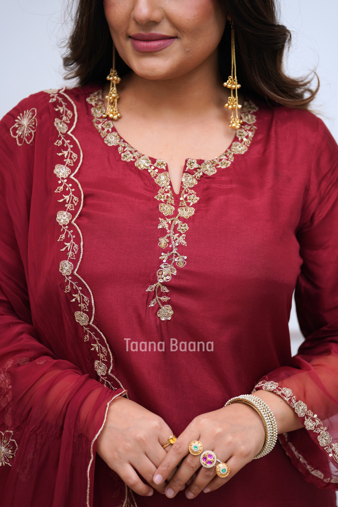 Dupatta Pant Set