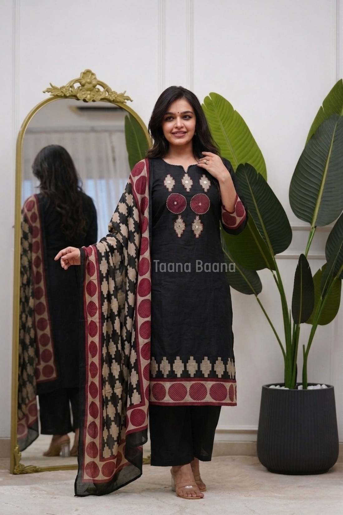 Dupatta Plazo Set