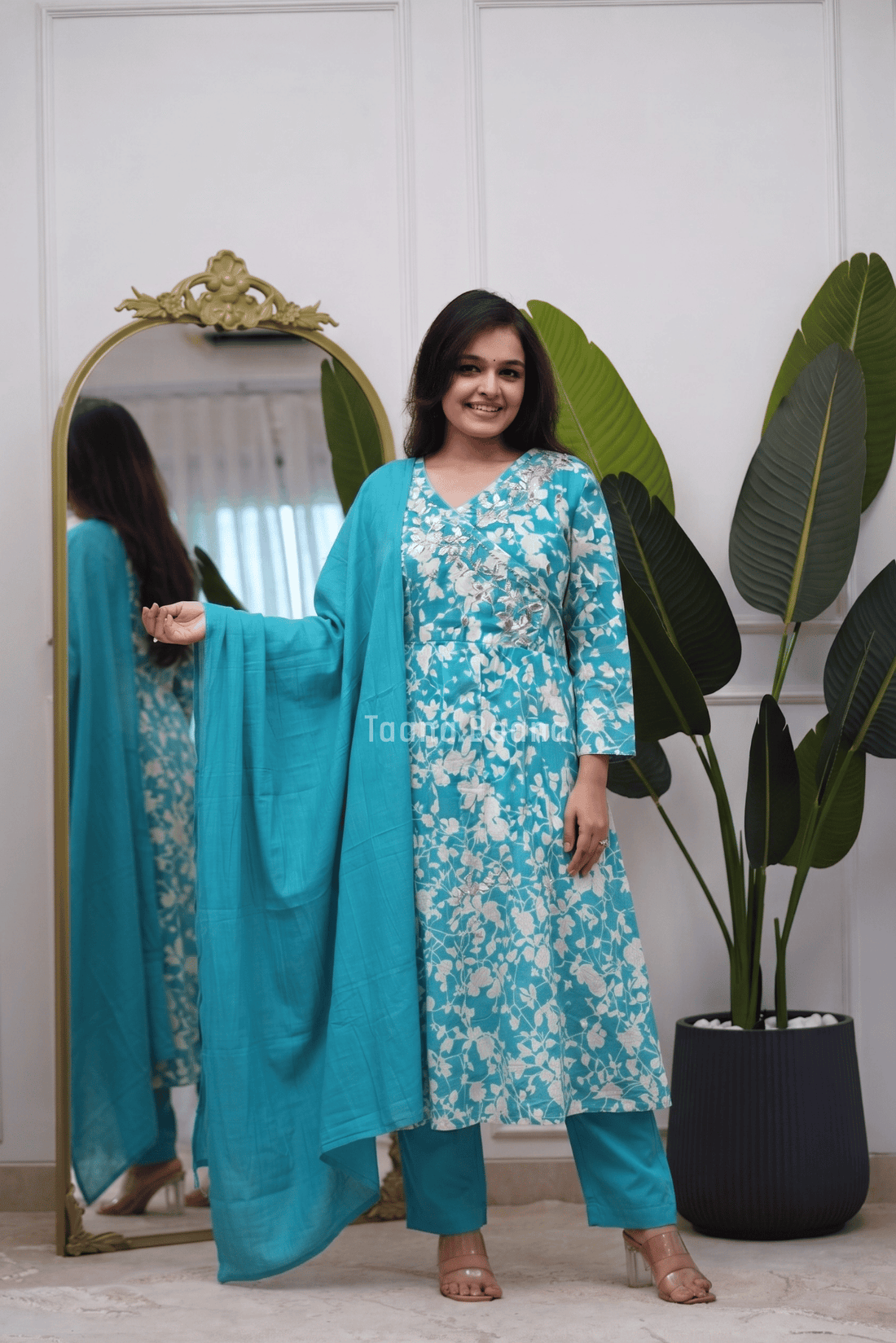 Anarkali Dupatta Suit