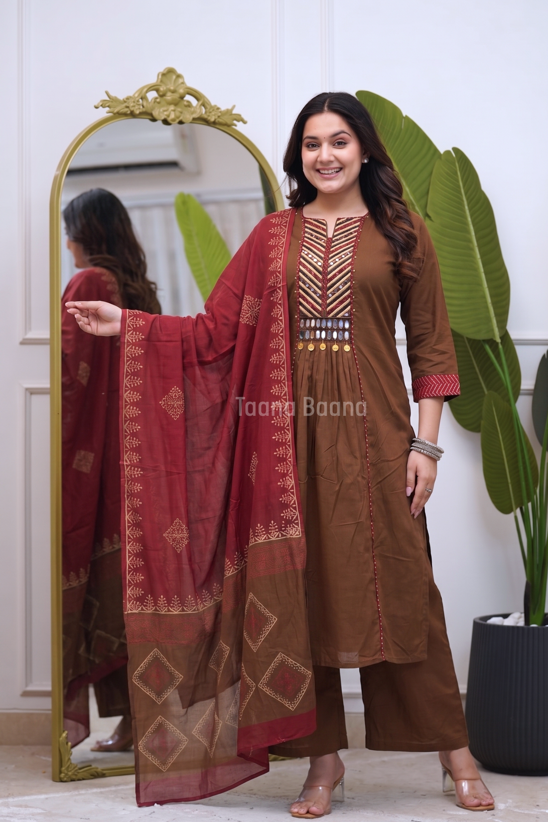 Dupatta Plazo Set