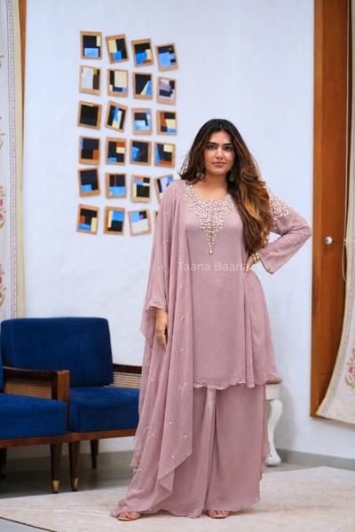 Dupatta Plazo Set