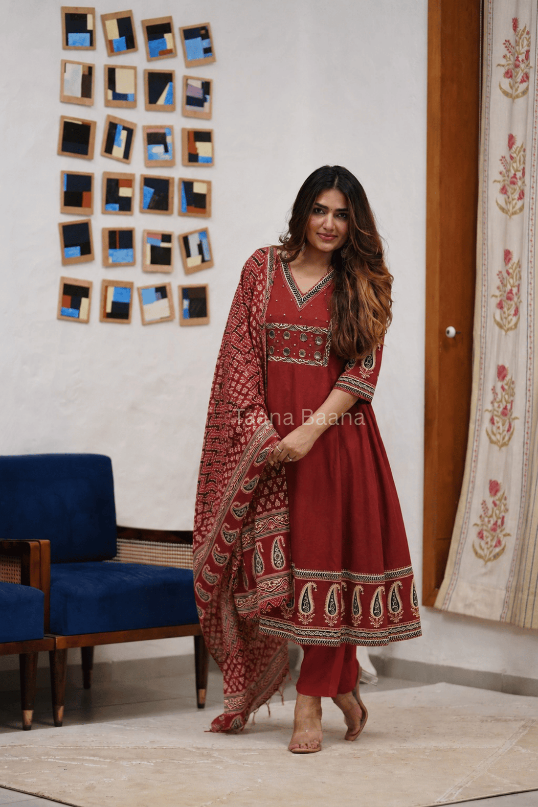 Dupatta Pant Set