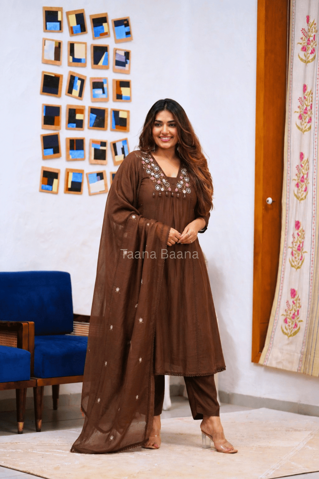 Dupatta Pant Set