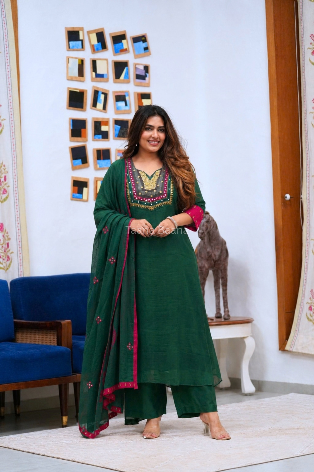 Anarkali Dupatta Set