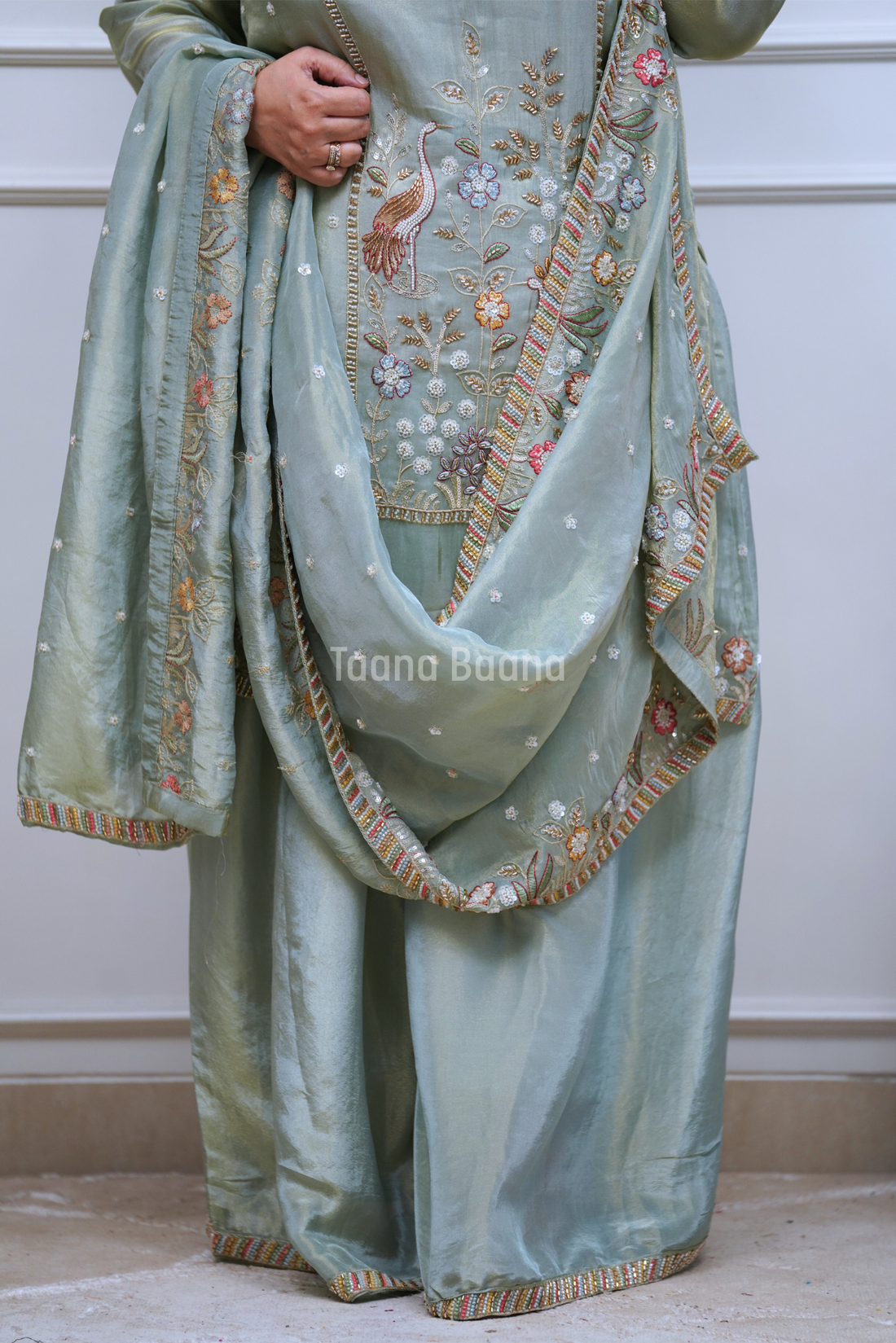 Dupatta Plazo Set
