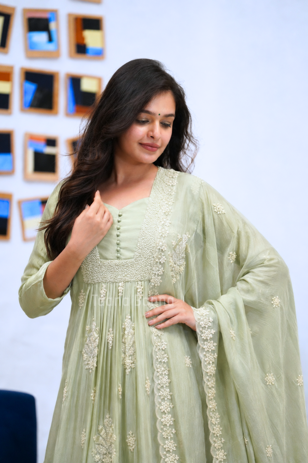 Dupatta Pant Set