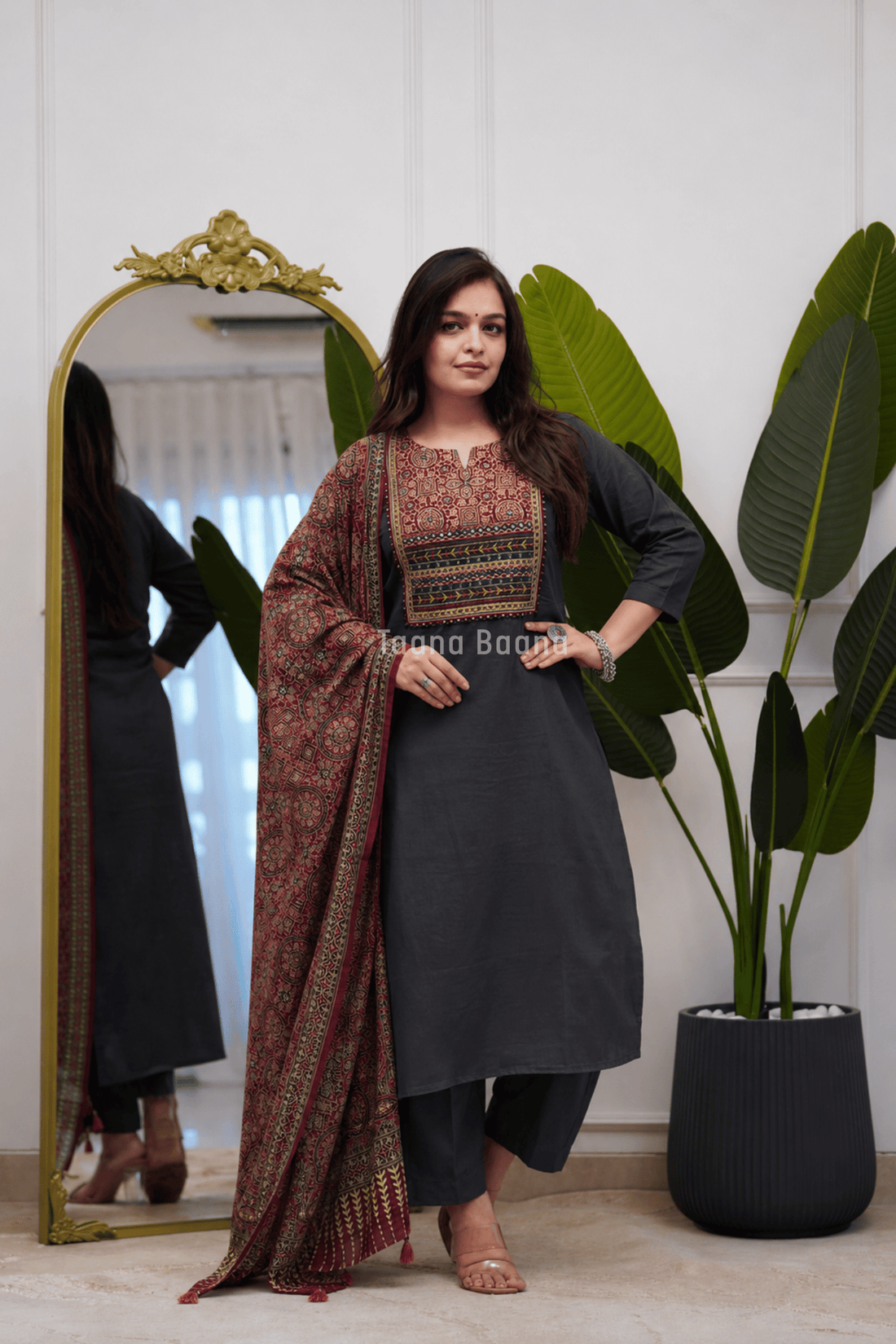 Dupatta Pant Set