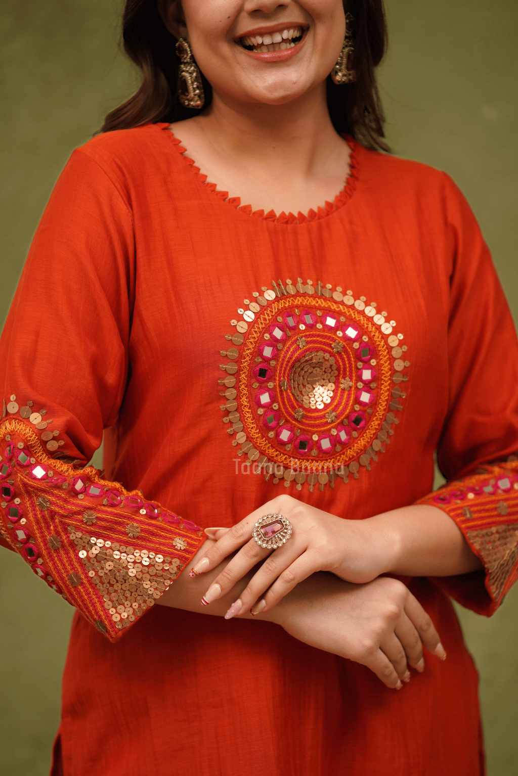 Dupatta Pant Set