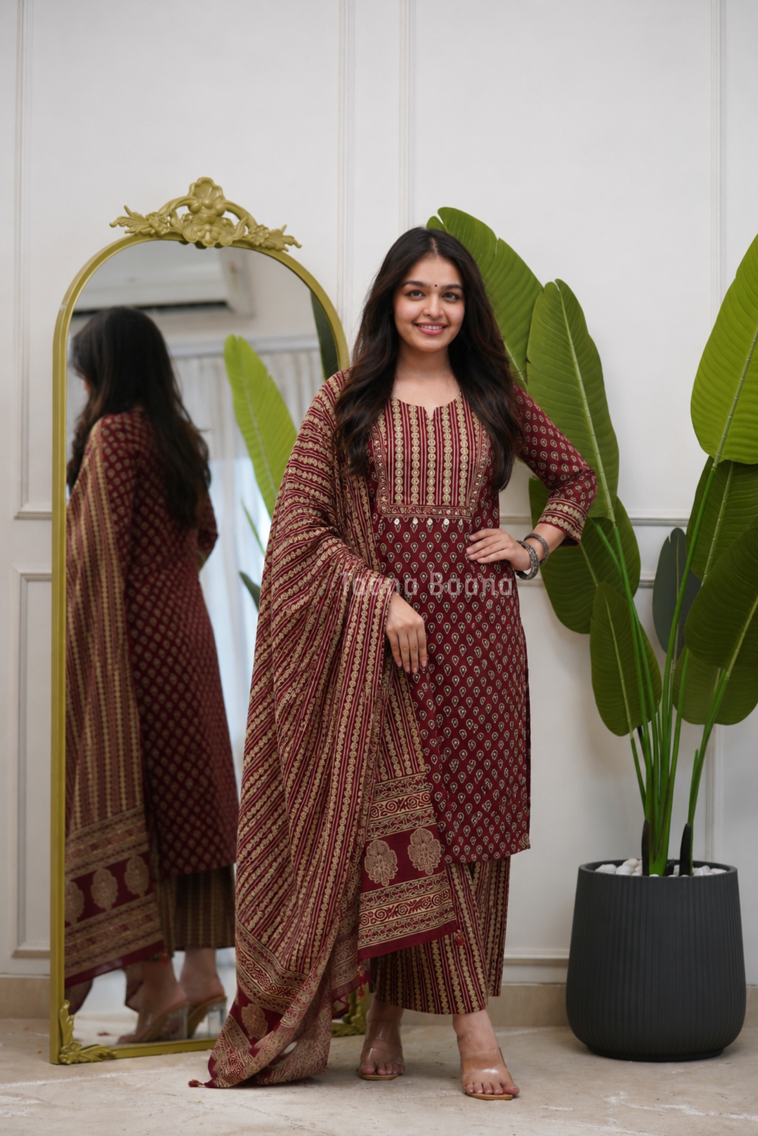 Dupatta Pant Set