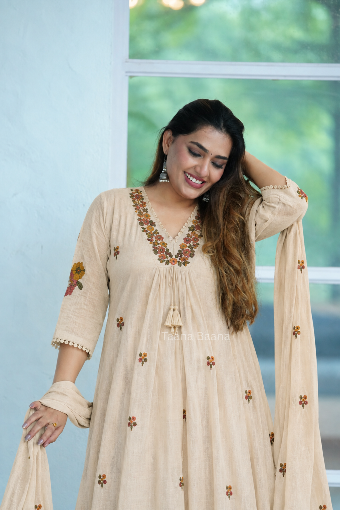 Anarkali Dupatta Set