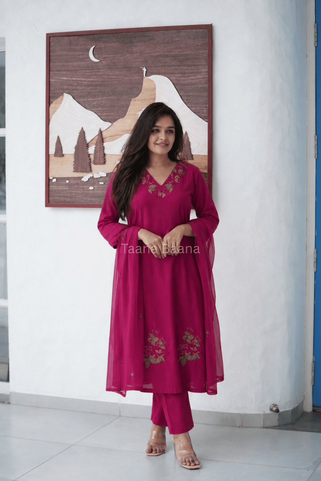 Dupatta Pant Set