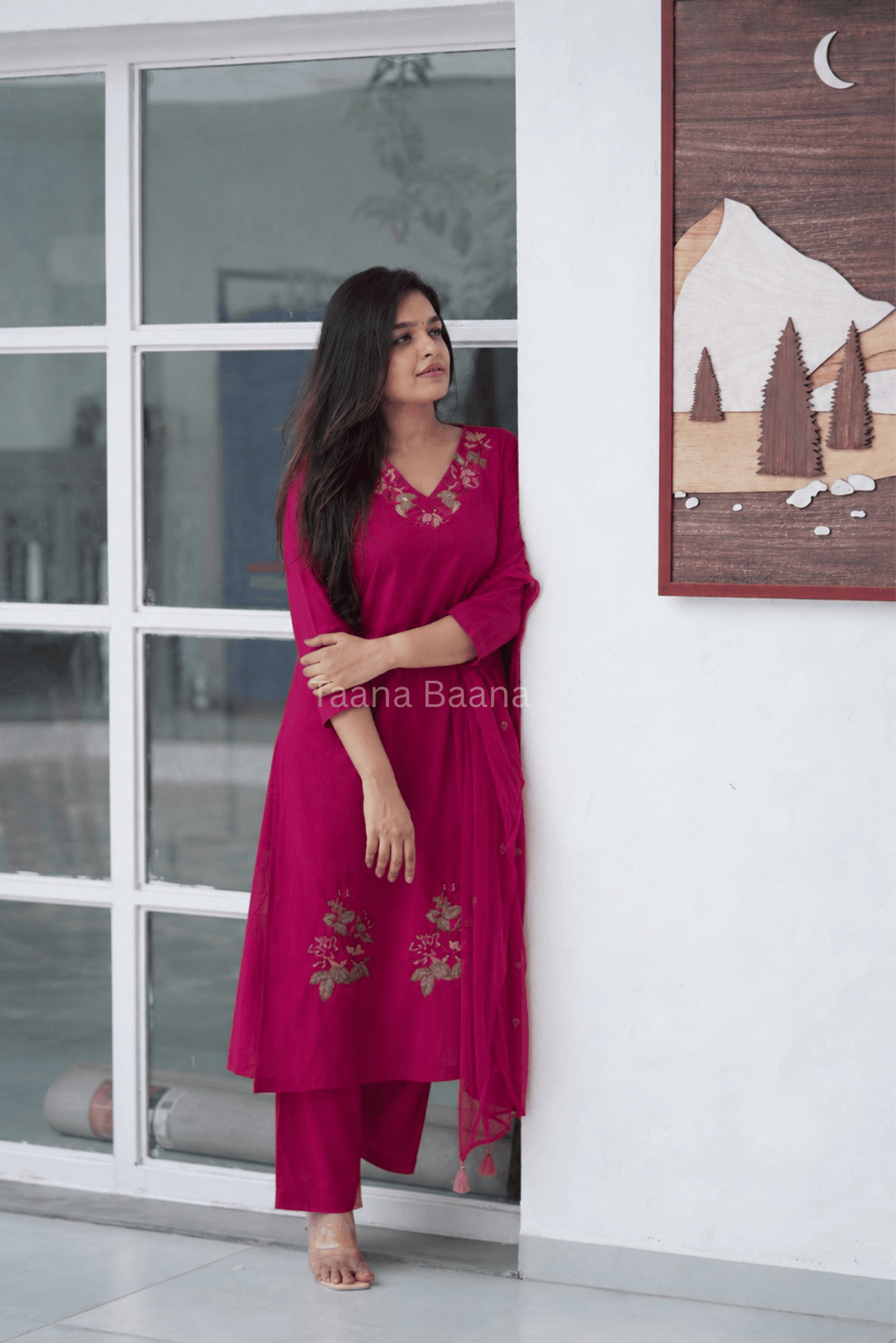 Dupatta Pant Set