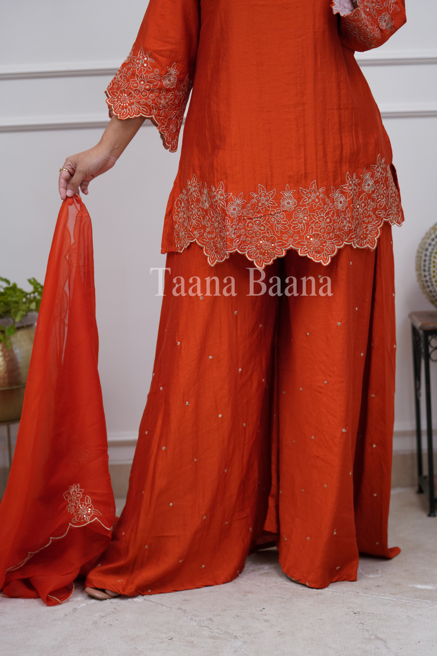 Dupatta plazo Set