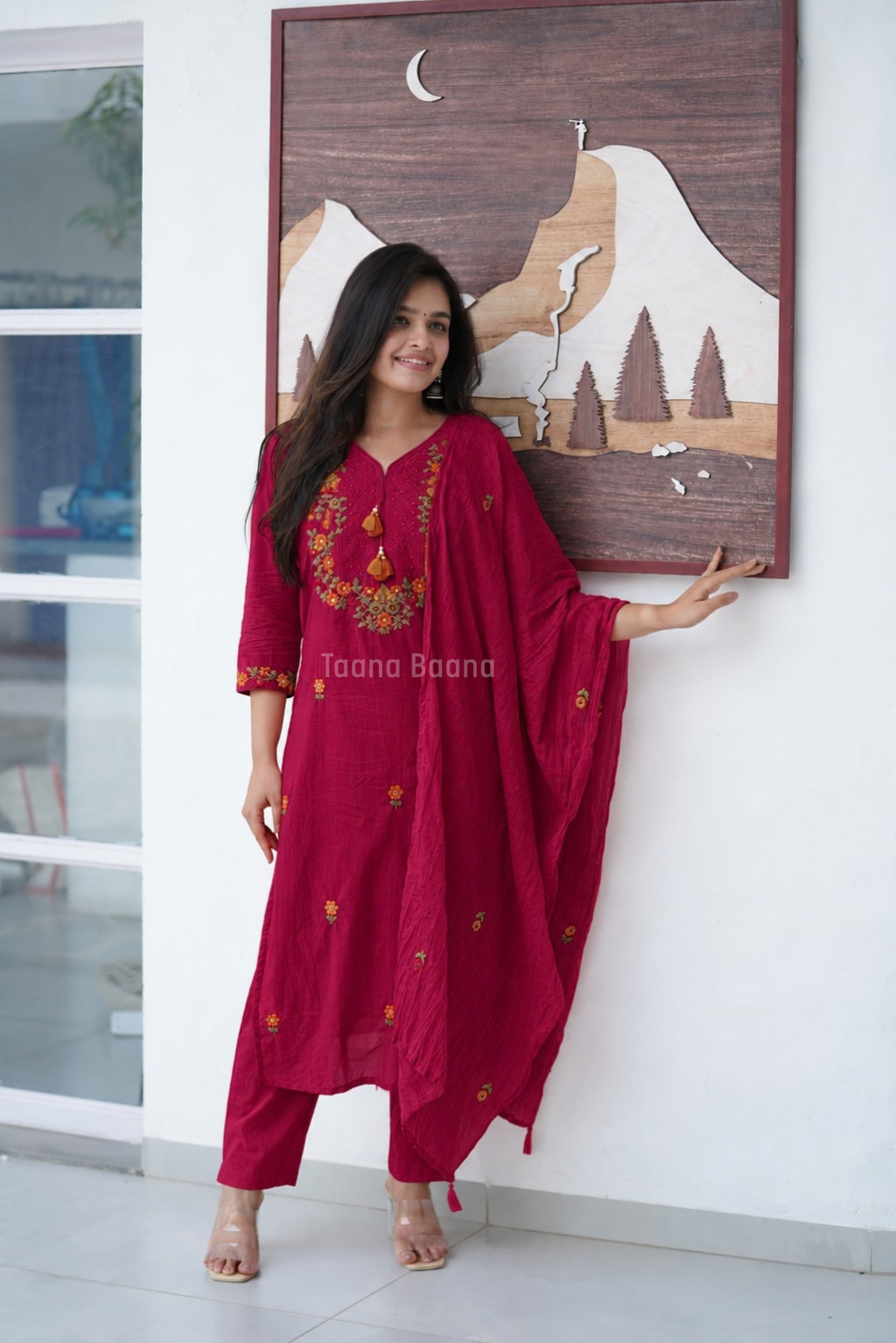 Dupatta Pant Set