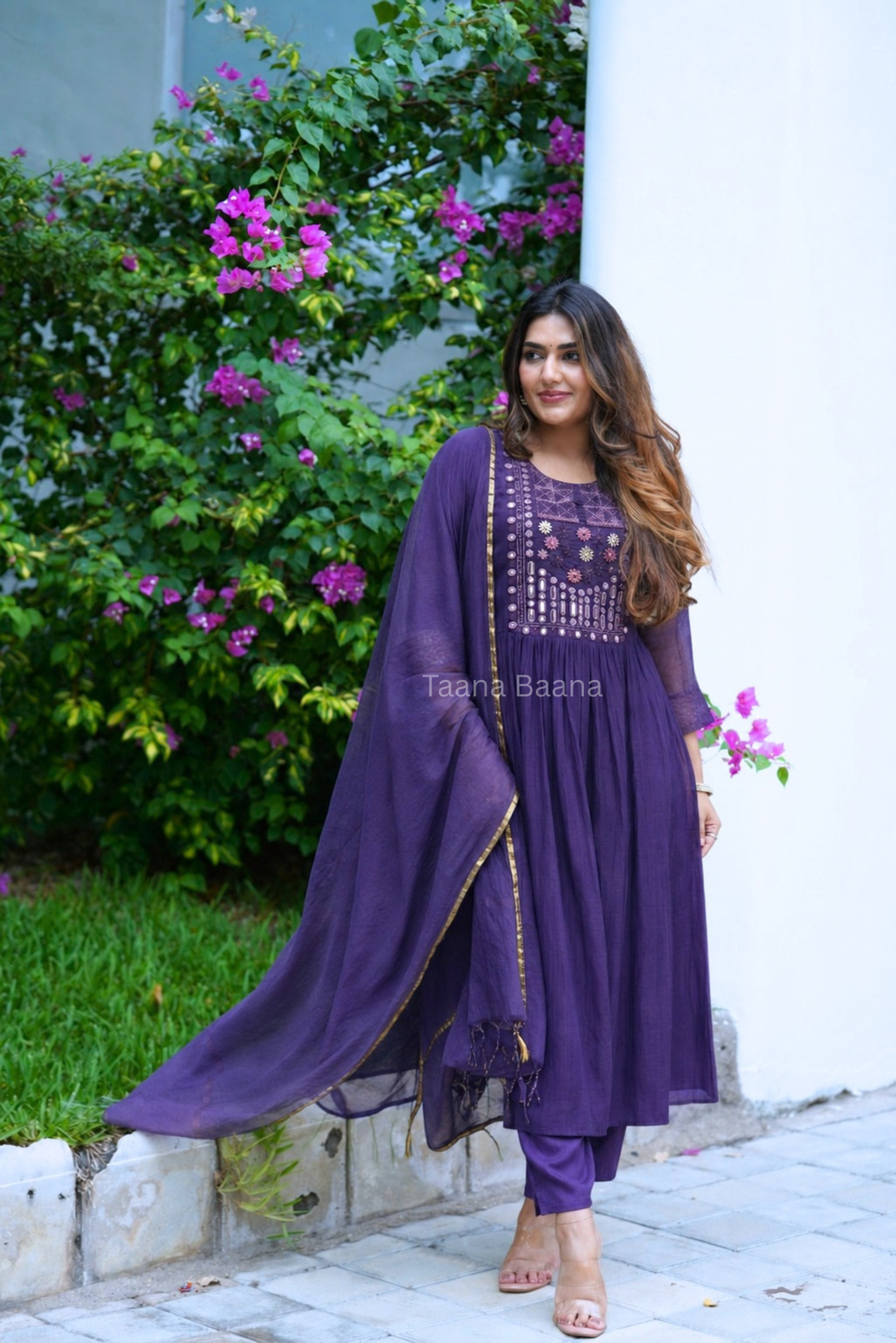 Anarkali Dupatta Set