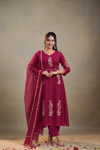 Dupatta Pant Set