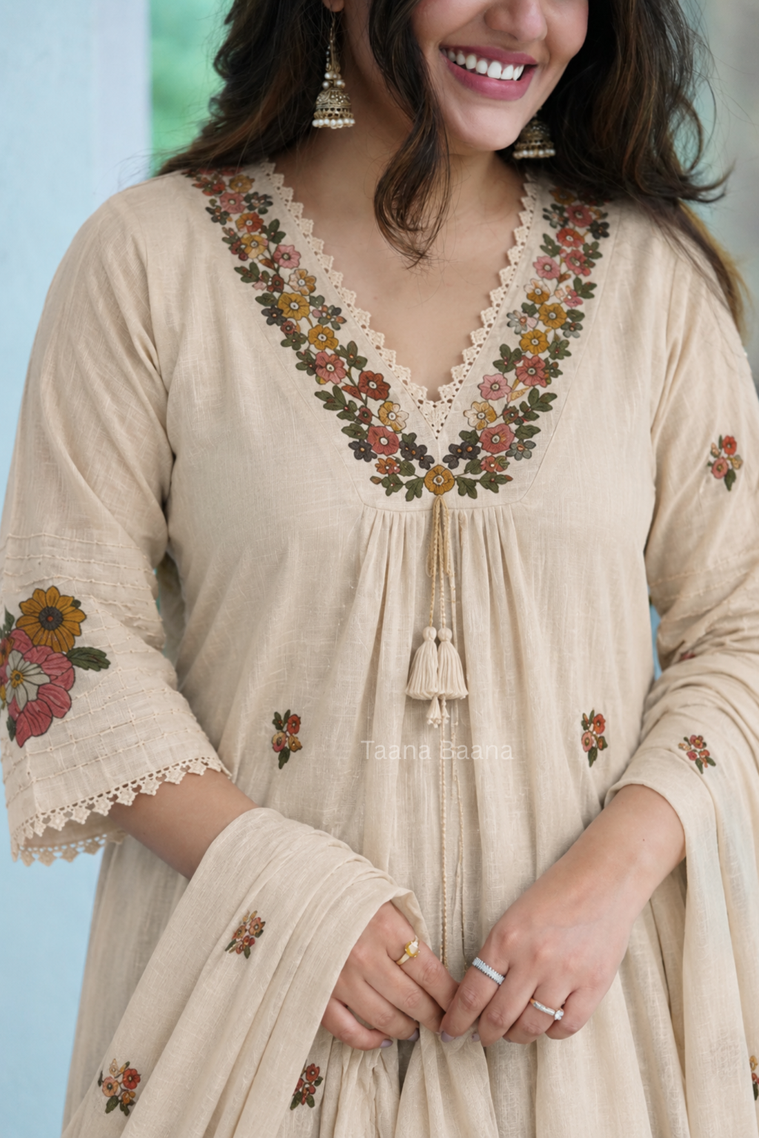 Anarkali Dupatta Set