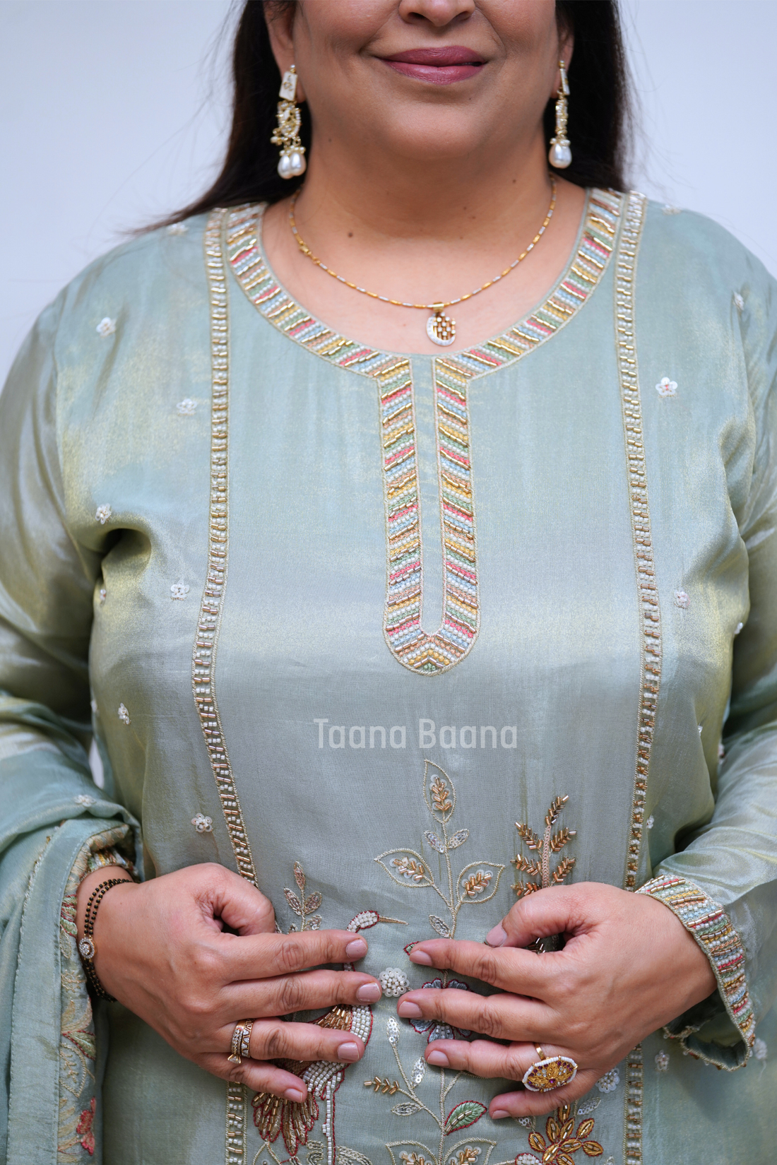 Dupatta Plazo Set