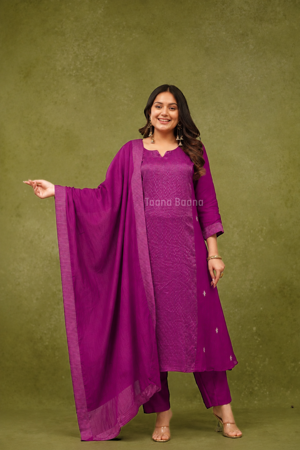 Anarkali Dupatta Set