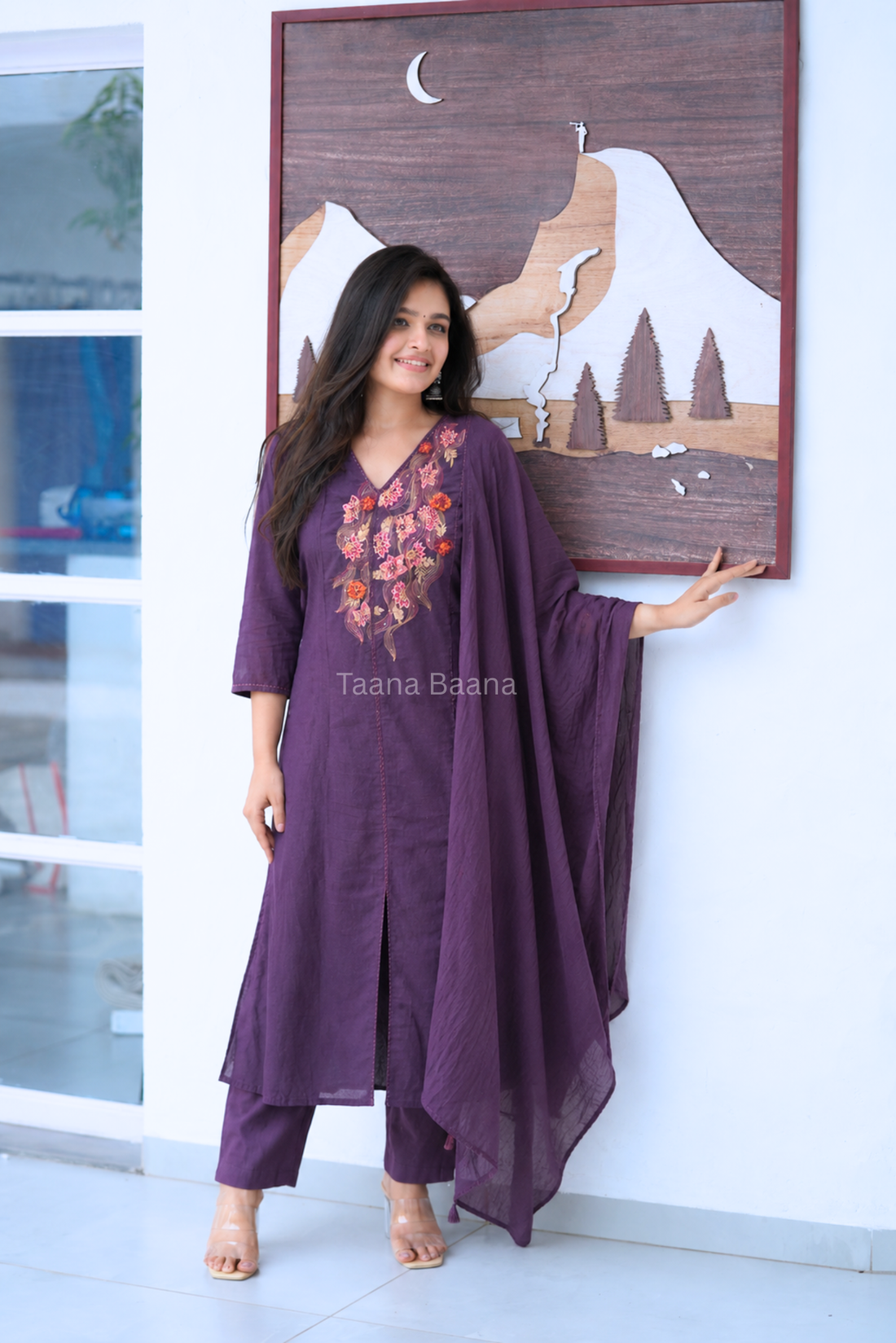 Dupatta Pant Set