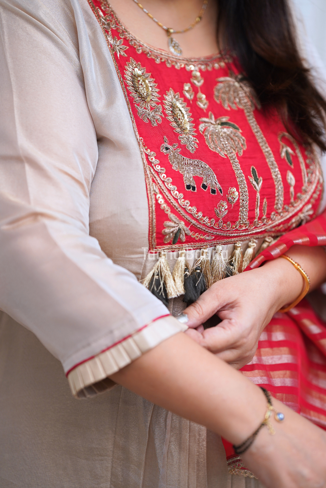 Dupatta Pant Set