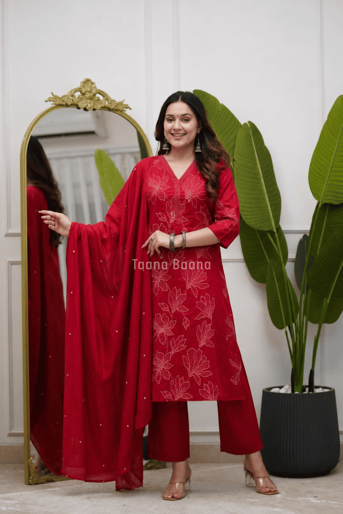 Dupatta Pant Set