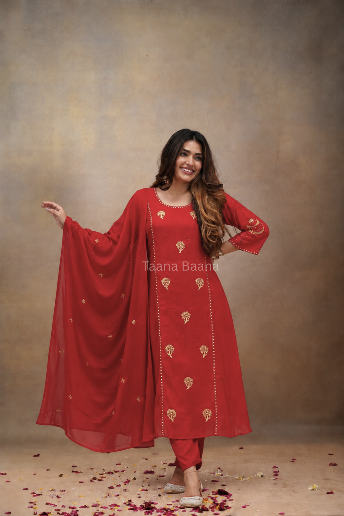 Dupatta Pant Set