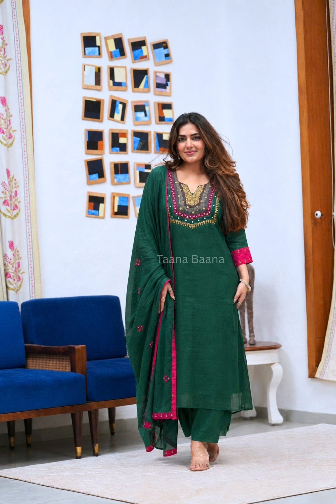 Anarkali Dupatta Set